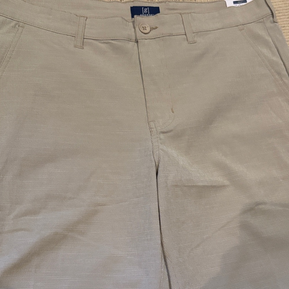 Shorts walk mens new waist 34” at  the knee George 59% polyester cotton spandex